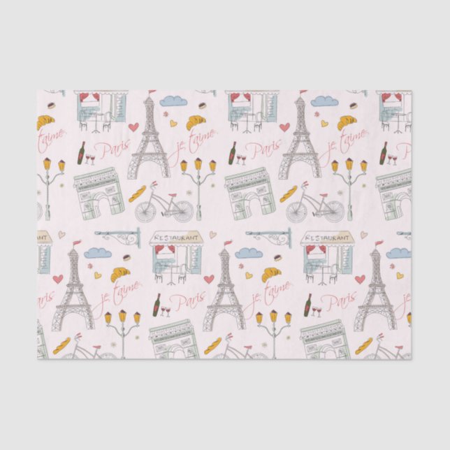 Papel De Seda Paris (Frente )