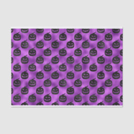 PAPEL DE SEDA PÁRPURA DE MEIO COM PINTOS PRETOS