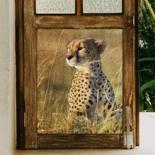 Papel De Seda Parques Leopardo na Decoupage do Sol da Tarde (Criador carregado)
