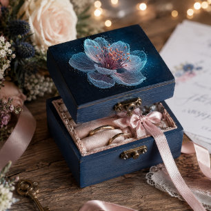 Papel De Seda Partícula Sakura Decoupage Ciano Rosa Bioluminesce