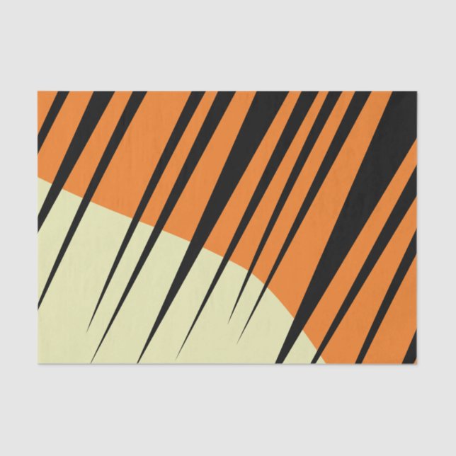 Papel De Seda Partido do Aniversário de criança Tiger (Frente )