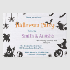 Papel De Seda Partido do Dia das Bruxas Adultas de Inovação