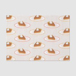 Papel De Seda Partido do tarte de abóbora