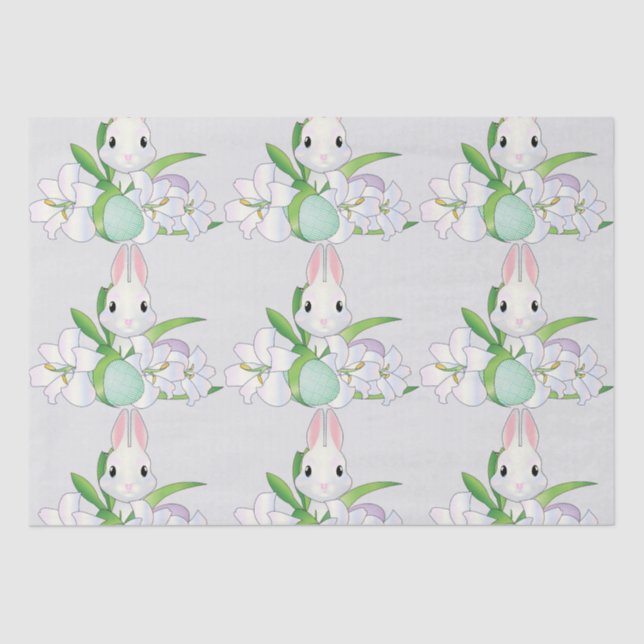 Papel De Seda Páscoa Bunny Lily (Frente )