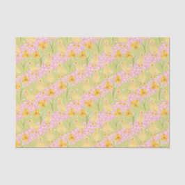 Papel De Seda Páscoa de Daffodils e Ducklings