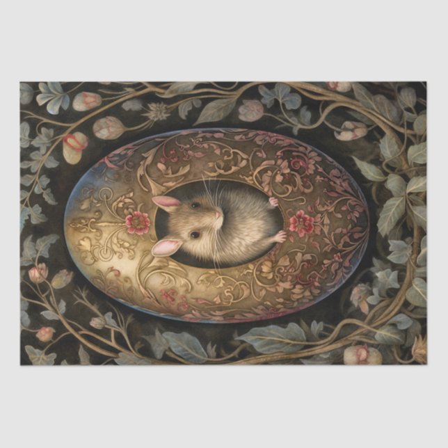 Papel De Seda Páscoa do mouse (Frente )