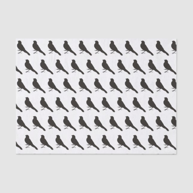 Papel De Seda Pássaro Canário Permanente (Frente )