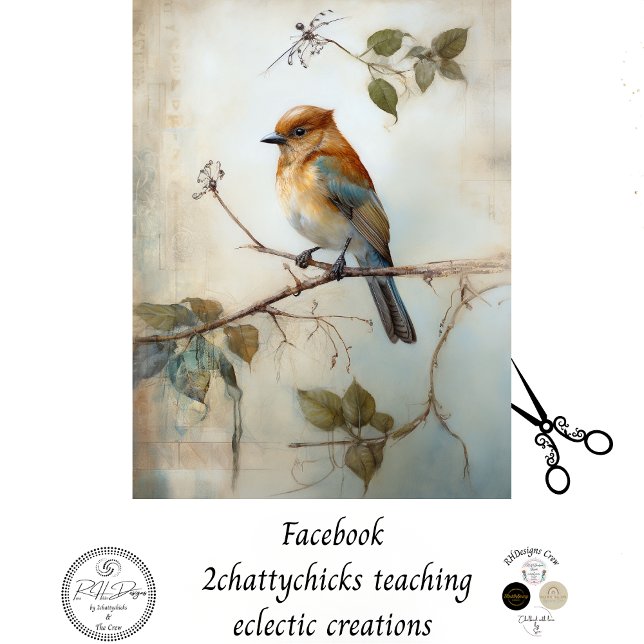 Papel De Seda Pássaro com fundo de aquarela (Criador carregado)