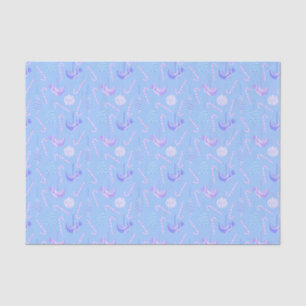 Papel De Seda Pássaros castanhos azuis