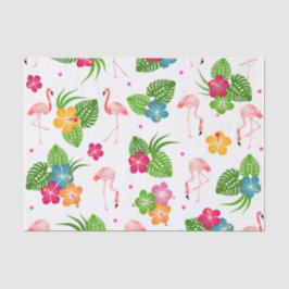 Papel De Seda Pássaros do flamingo
