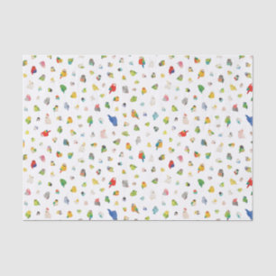 Papel De Seda Pássaros pequeninos