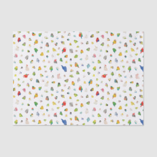 Papel De Seda Pássaros pequeninos