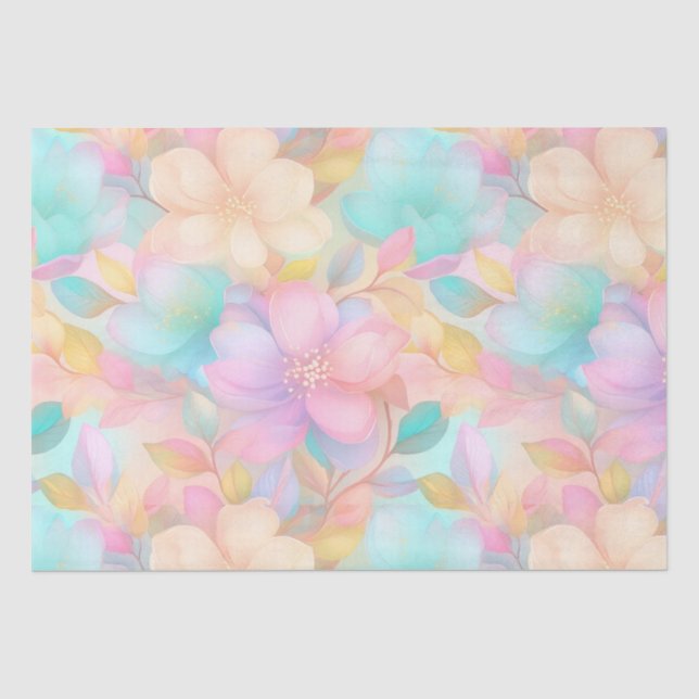 Papel De Seda Pasta floral (Frente )