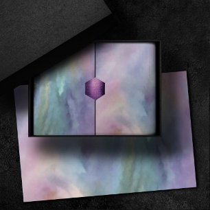 Papel De Seda Pastas Whimsical   Dreamy Muted Rainbow Mottle