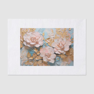 Papel De Seda Pastel bloemen decoupage tissue papier