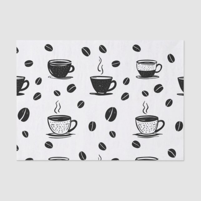Papel De Seda Pastel Brews: Momentos De Café Moles (Frente )