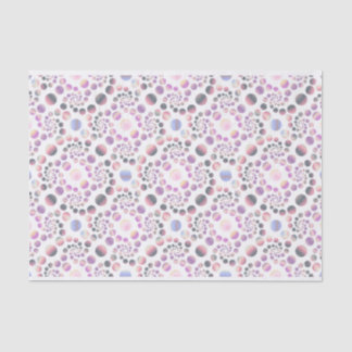 Papel De Seda Pastel Bubbles Spiral Padrão