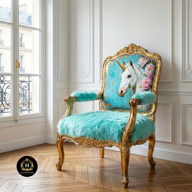 Papel De Seda Pastel Floral Unicorn (Criador carregado)