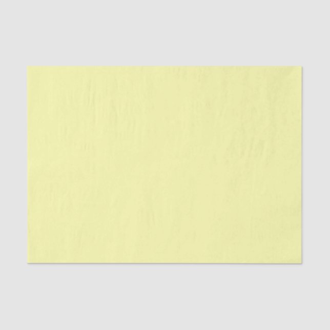 Papel De Seda Pastel Lemon Amarelo (Frente )