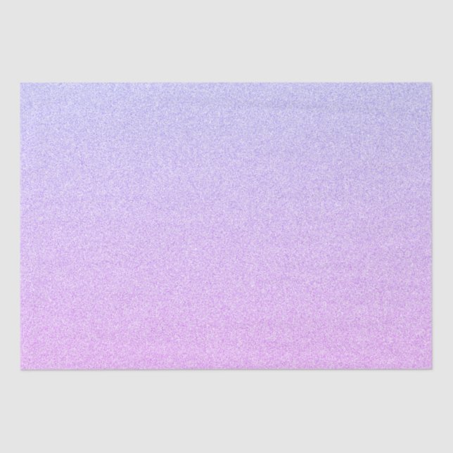 Papel De Seda Pastel Ombre Glitter (Frente )