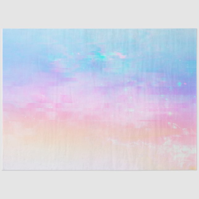 Papel De Seda Pastel Rainbow Skies (Frente )