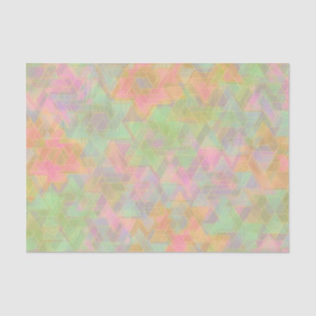 Papel De Seda Pastel Star de David Pattern (Frente )
