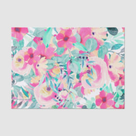 Papel De Seda Pastels Pinks Floral Flowpage