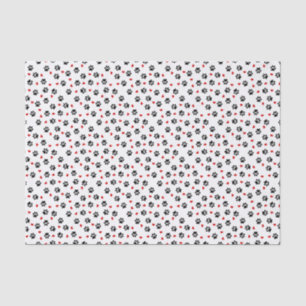 Papel De Seda Patas e corações
