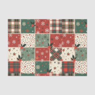 Papel De Seda Patch de natais vintages