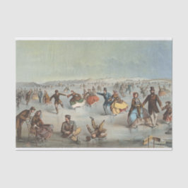 Papel De Seda Patinação no Central Park, Nova Iorque
