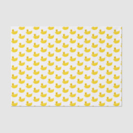 Papel De Seda Pato de Borracha Amarelo