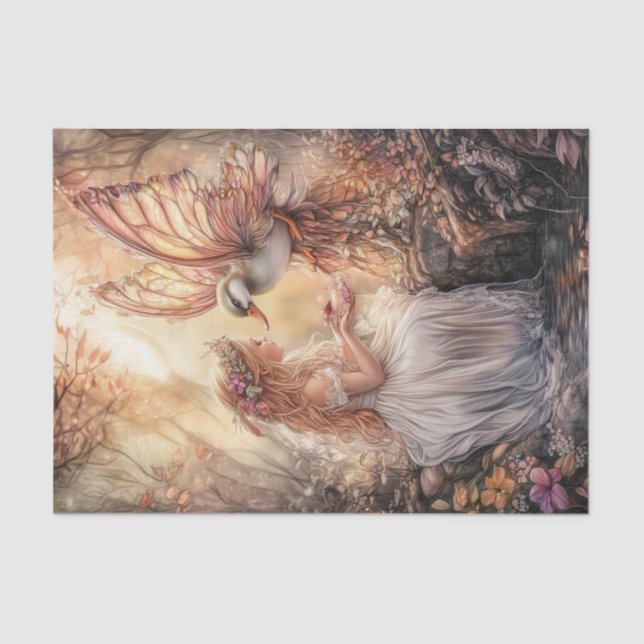 Papel De Seda Pato Fada (Frente )