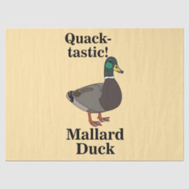 Papel De Seda Pato Mallard Quack-Tástico