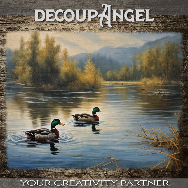 Papel De Seda Patos Lakeside - Desligar - (Criador carregado)