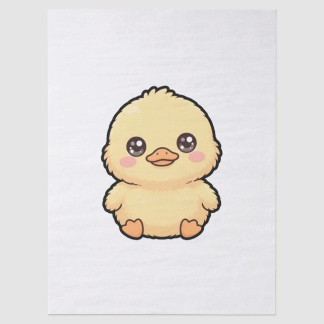 Papel De Seda Patozinho Bebê Fofo (Frente )