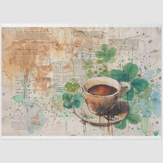 Papel De Seda Patrick Coffee Irish Mist e Java Bliss (Frente )