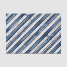 Papel De Seda Patriotic Blue Stripe Wood