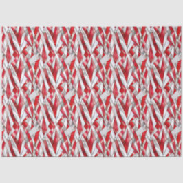 Papel De Seda Patriotic Crimson Silver Weave
