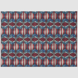 Papel De Seda Patriotic Prism Mosaic