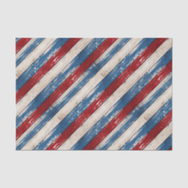 Papel De Seda Patriotic Rustic Wood Planks