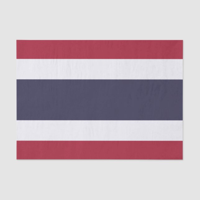 Papel De Seda Patriotic tissue paper with flag of Thailand (Frente )