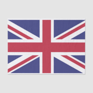 Papel De Seda Patriotic United Kingdom Flag