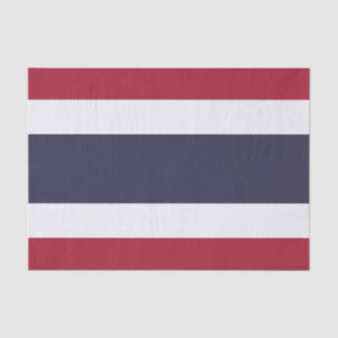 Papel de seda patriótico com a bandeira da Tailând