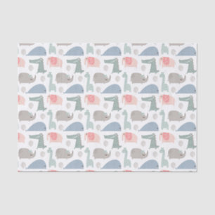 Papel De Seda Patterno De Carroçaria Engraçado Com Rosto Engraça