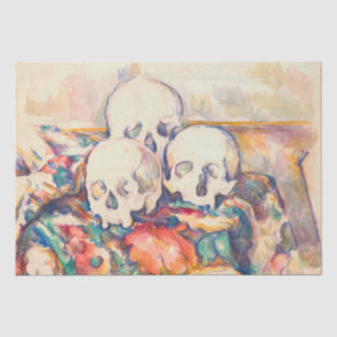 Papel De Seda Paul Cezanne - A Aquarela de Três Crânios