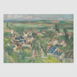 Papel De Seda Paul Cezanne - Auvers, Visão Panorâmica