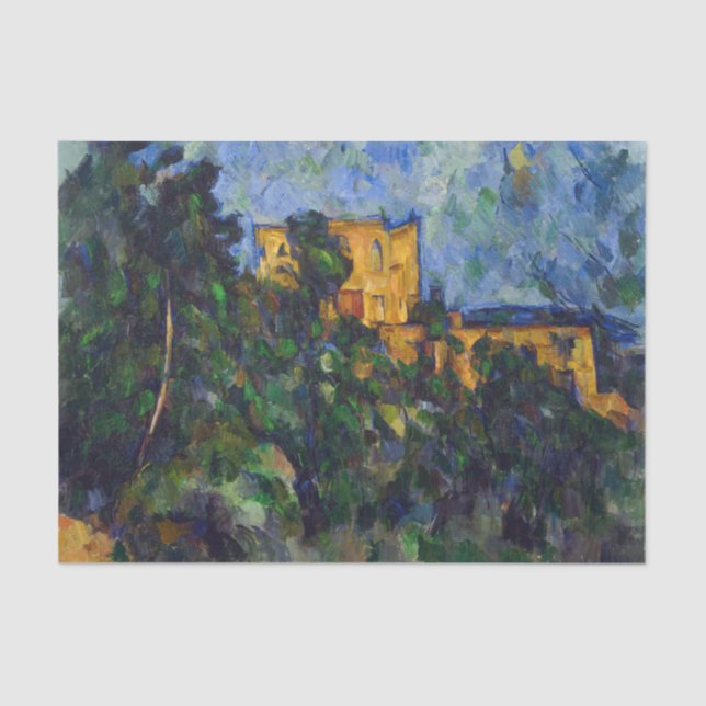 Papel De Seda Paul Cezanne - Chateau Noir (Frente )