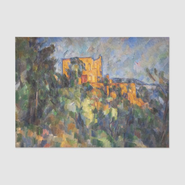 Papel De Seda Paul Cezanne - Chateau Noir (Frente )