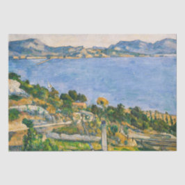 Papel De Seda Paul Cezanne - Golfo de Marselha visto de Estaque