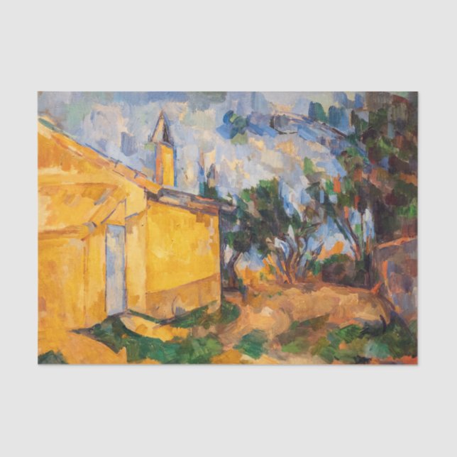 Papel De Seda Paul Cezanne - Le Cabanon de Jourdan (Frente )